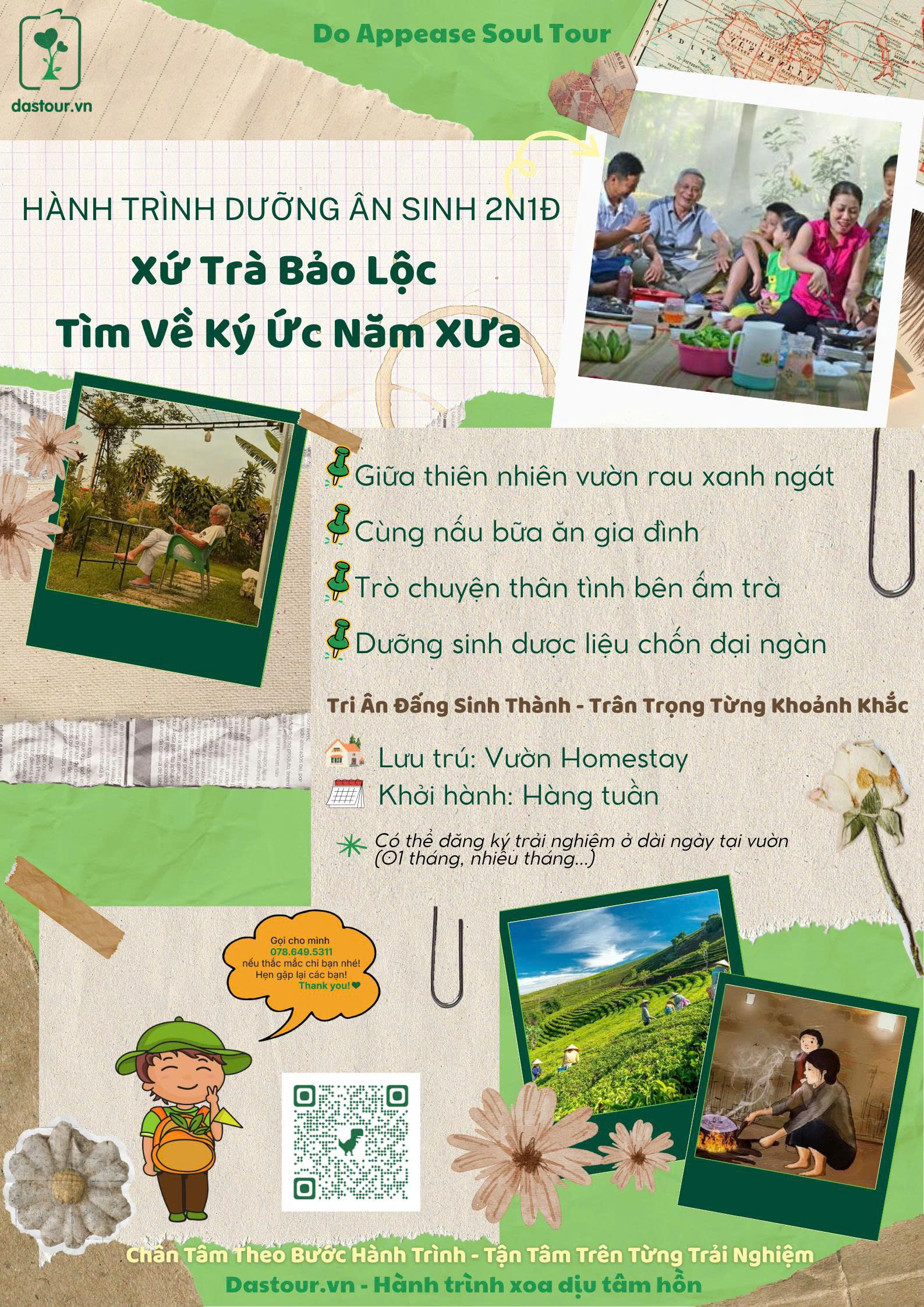 Hành trình Dưỡng Ân Sinh 2n1đ tại Bảo Lộc dành cho đấng sinh thành và gia đình